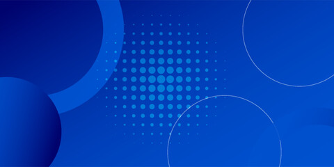 Minimal geometric background. Blue elements with fluid gradient. Dynamic shapes composition. It is suitable for posters, flyers, websites, covers, banners, advertising