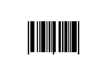 Black  white barcode image showing vertical lines of varying widths