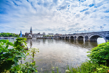 Blick Auf Die Stadt Maastricht