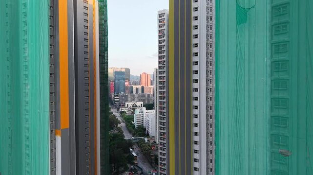 Wang Chiu Road Construction Site Urban Development Hong Kong June  6 2025