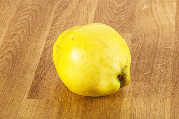 Ripe sweet organic quince fruit