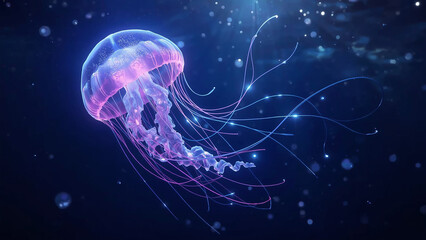jellyfish in the sea