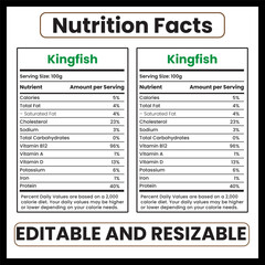 Kingfish nutrition

Kingfish nutrition facts

Kingfish health benefits

Kingfish calories

Kingfish protein content

Kingfish omega-3 fatty acids

Kingfish vitamins