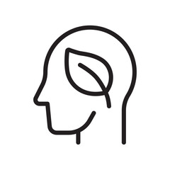 green thinking icon 