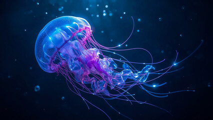 jellyfish in the water