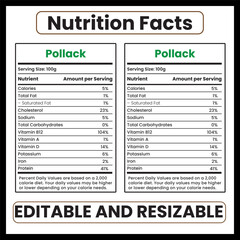 Pollack nutrition

Pollack nutrition facts

Pollack health benefits

Pollack calories

Pollack protein content

Pollack omega-3 fatty acids

Pollack vitamins