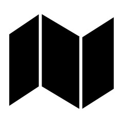 Map icon vector. Navigator illustration sign. Pin symbol. Location web icon. Navigation logo.