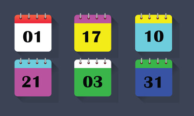 vector calendar icon shape, with world important date commemoration