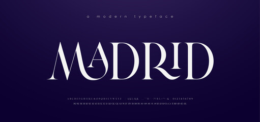 Modern Luxury alphabet letters font. Classic Elegant Modern Serif Lettering Minimal Fashion Logo. Typography decoration fonts for branding, wedding, logos. vector illustration