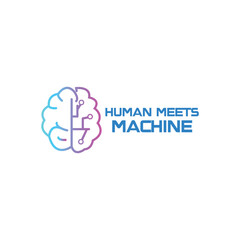 Artificial intelligence logo. Brainchip design