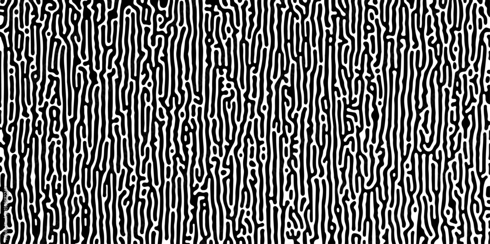 Aufkleber abstract turing organic wallpaper background. linear design with biological shapes. organic lines in