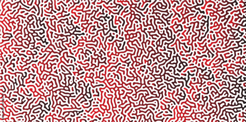 Poster abstract turing organic wallpaper background. linear design with biological shapes. organic lines in