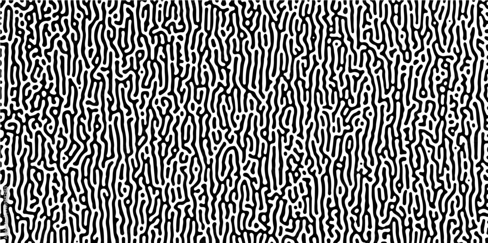 Poster abstract turing organic wallpaper background. linear design with biological shapes. organic lines in