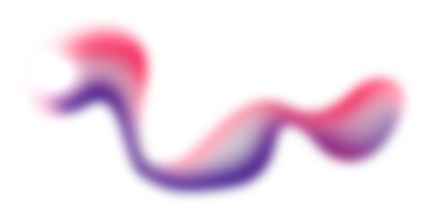 Abstract shape red blue gradient background isolated on white