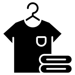 Clothing glyph icon