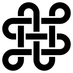 Chinese Knot glyph icon