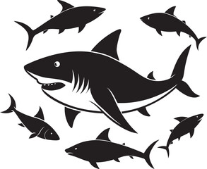shark vector illustration