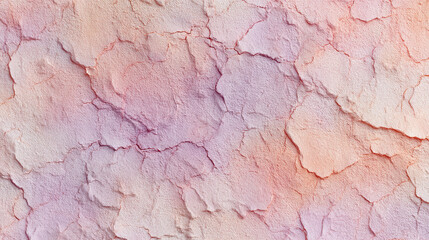 Naklejka premium Pastel colored abstract texture featuring shades of beige, peach, and lavender, creating soft and calming visual effect