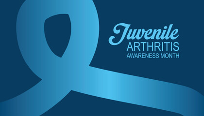 July is Juvenile Arthritis Awareness Month. Vector template Design for banner, greeting card, poster, prints, social media post ,flyer , T shirt with background.