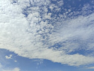 blue sky with clouds
