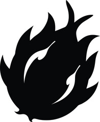 vector illustration of a dragon fruit