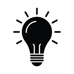 Smart Light Bulb vector template design illustration