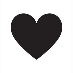  blue heart symbol  Icon design with white background 