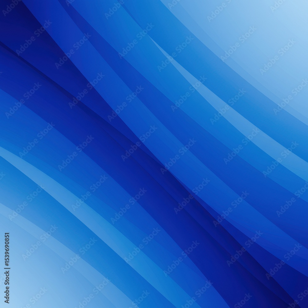 Poster abstract blue curves background design: elegant diagonal lines texture