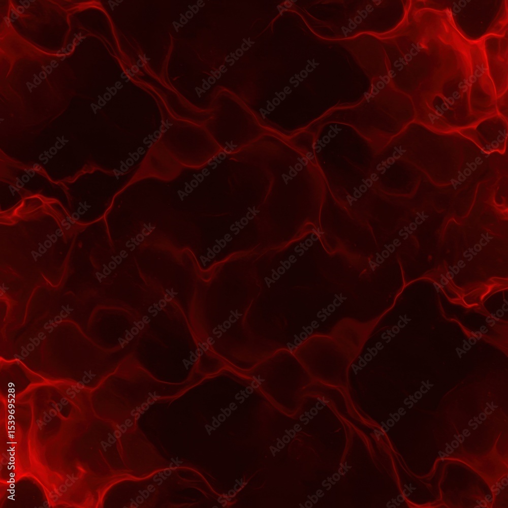 Aufkleber abstract red fluid dynamic flowing swirls dark background texture