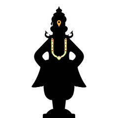 Vitthala silhouette