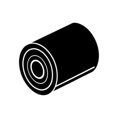 Material Roll Icon Vector Flat and Clean Look