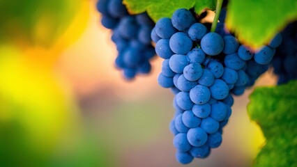 Harvesting grapes vineyard still life photography natural setting close-up wine production