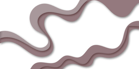 Wavy layered abstract background with soft brown and mauve tones, creating a flowing, modern paper-cut design. Ideal for elegant presentations, branding, or minimalist creative projects.