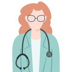 Fototapeta premium doctor with stethoscope