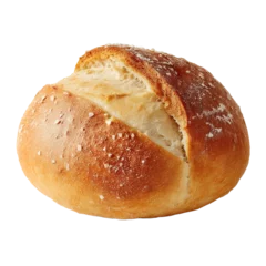 Fototapeten bread roll on transparent background © Jakob