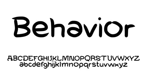 simple hand writing vector