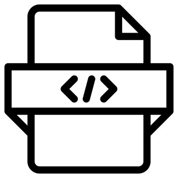 Javascript File line icon