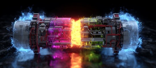 Exploded View of a Multicolor 6-Cylinder Engine with Glowing Parts and Tech Background

Dynamic 6-Cylinder Engine Design in Multicolor with Chrome and Carbon Fiber Textures

Colorful Mechanical Engine