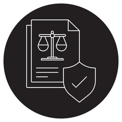Regulation icon, Navigating Compliance Understanding Modern Regulatory Standards, Governance & Control The Power of Effective Regulation, vector