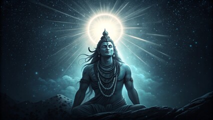 Majestic Lord Shiva Scene