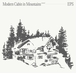 Discover the Modern Cabin in the Mountains A Truly Tranquil Nature Escape Awaits You