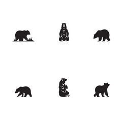 Group bear vector image