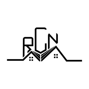 RLN Real State logo design, RLN simple and modern logo. RLN luxurious alphabet design
