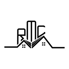 Obraz premium RML Real State logo design, RML simple and modern logo. RML luxurious alphabet design