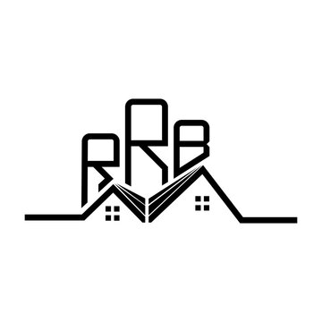 RRB Real State logo design, RRB simple and modern logo. RRB luxurious alphabet design