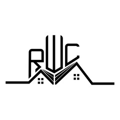 RWL Real State logo design, RWL simple and modern logo. RWL luxurious alphabet design