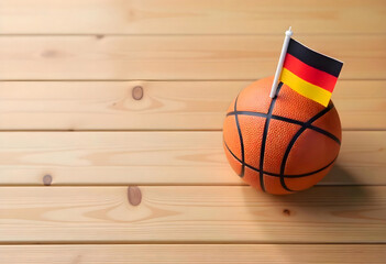Basketball and German Flag