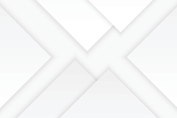 white geometric abstract background overlap layer on bright space 
