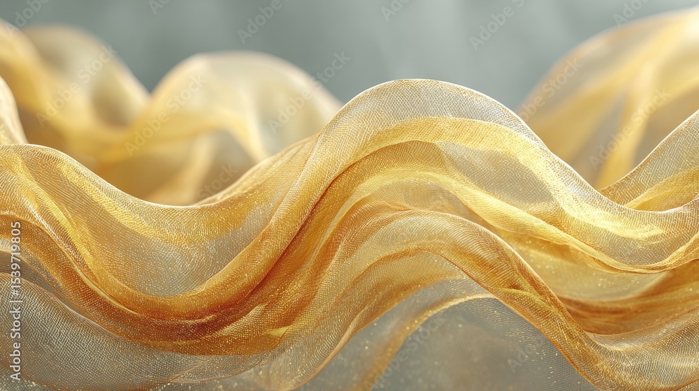 Poster soft ethereal gold tone solid design with gentle glowing texture, warm abstract background featuring