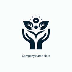 wellness logo design vector 